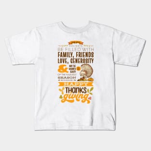Gratitude for Thanksgiving Kids T-Shirt
